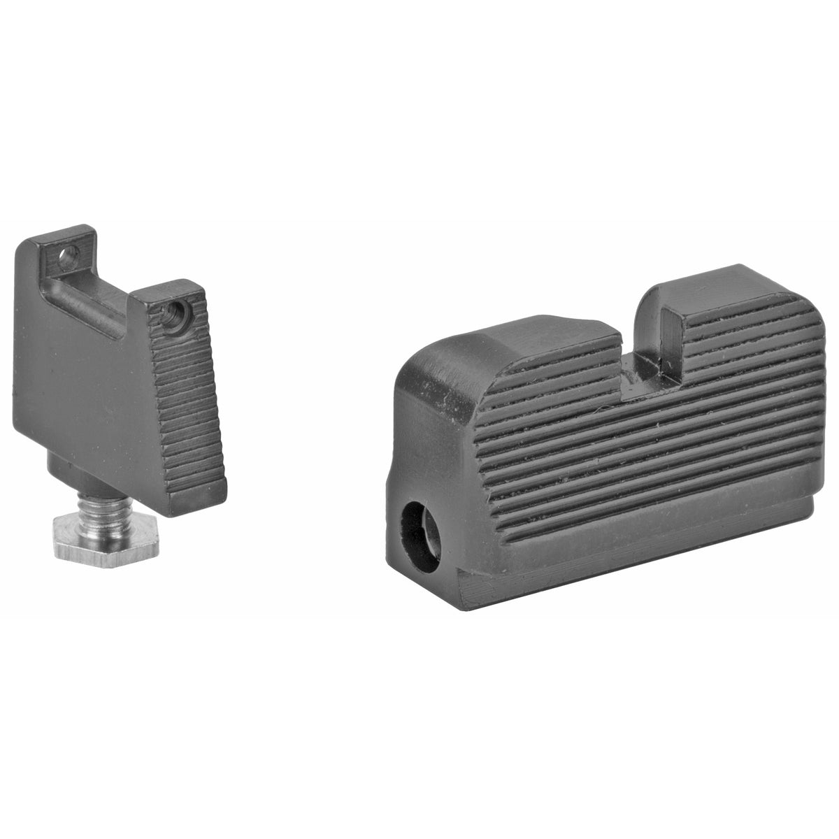 Taran Tactical Innovation Ultimate Fiber Optic Sight Set Fits Glock MOS Co-Witness Height - Black