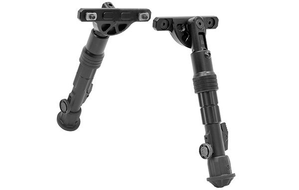 UTG Recon Flex M-LOK Bipod, Matte Black, Cent. Ht. 5.7"-8"