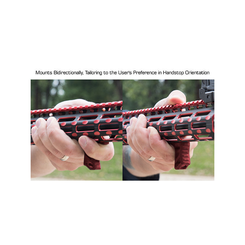 UTG M-LOK Ultra Slim Handstop - Red