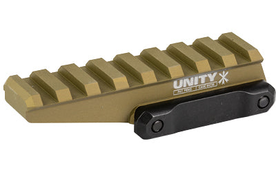 Unity Tactical, FAST, Red Dot Riser, Low, Flat Dark Earth