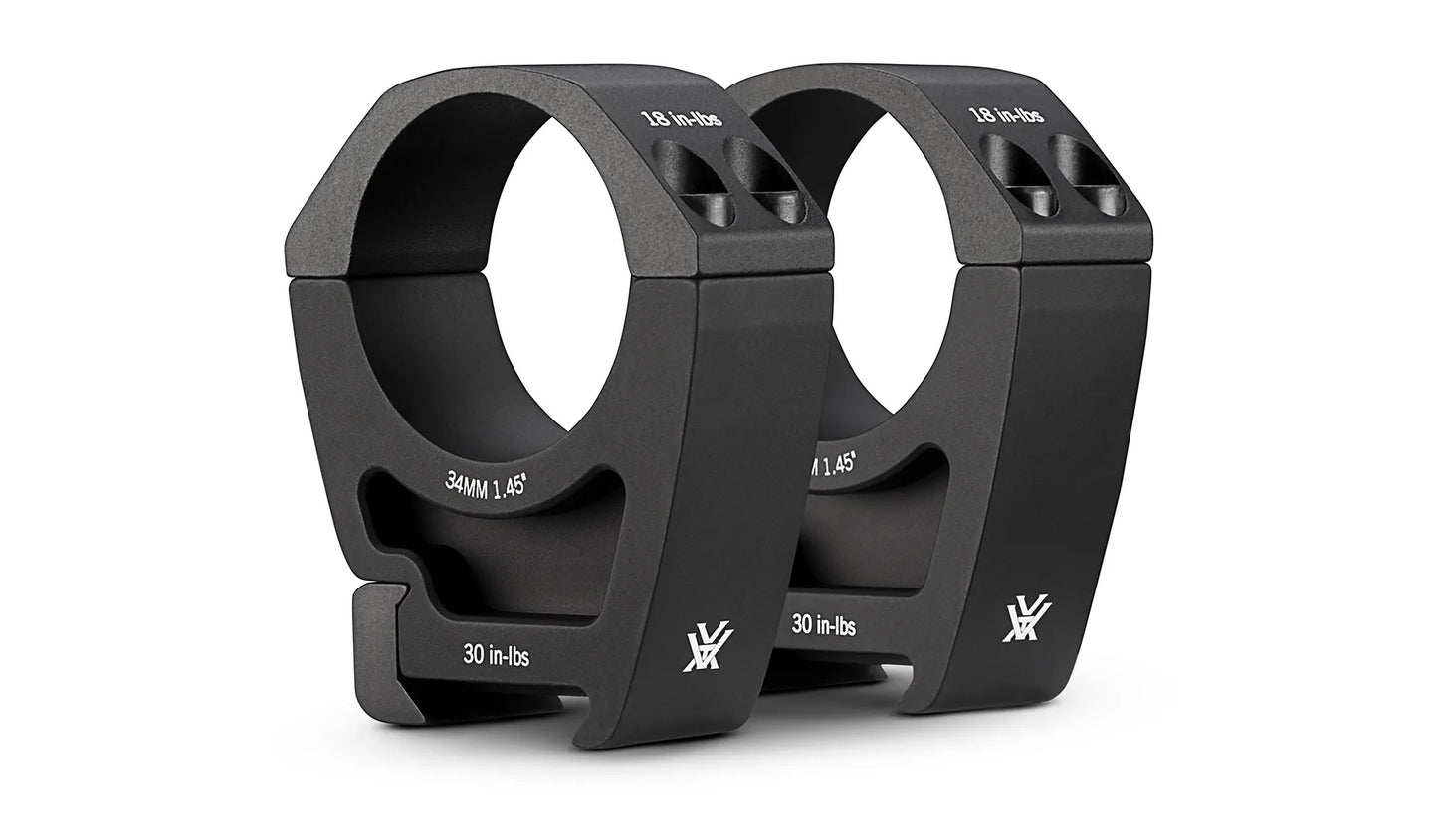 Vortex Optics PRO Riflescope Rings 34mm Diameter High