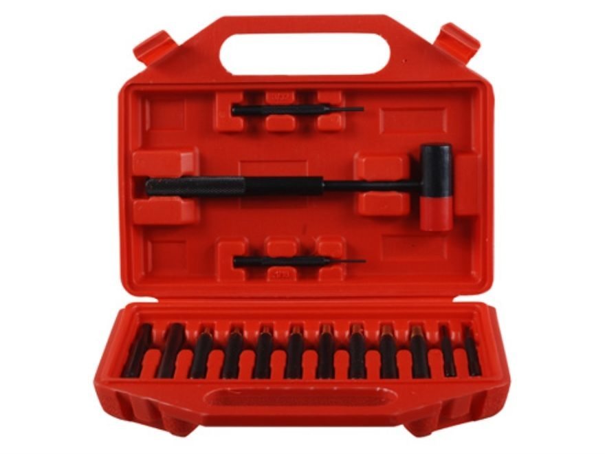 Winchester 14 Piece Brass and Steel Punch Set