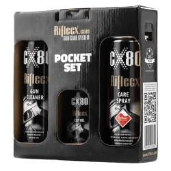 Riflecx POCKET SET Kit Pulizia Manutenzione Armi