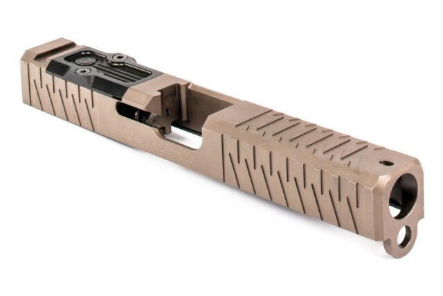ZEV Technologies Socom Stripped Slide With RMR Plate, Glock 17 Gen 4, Fde
