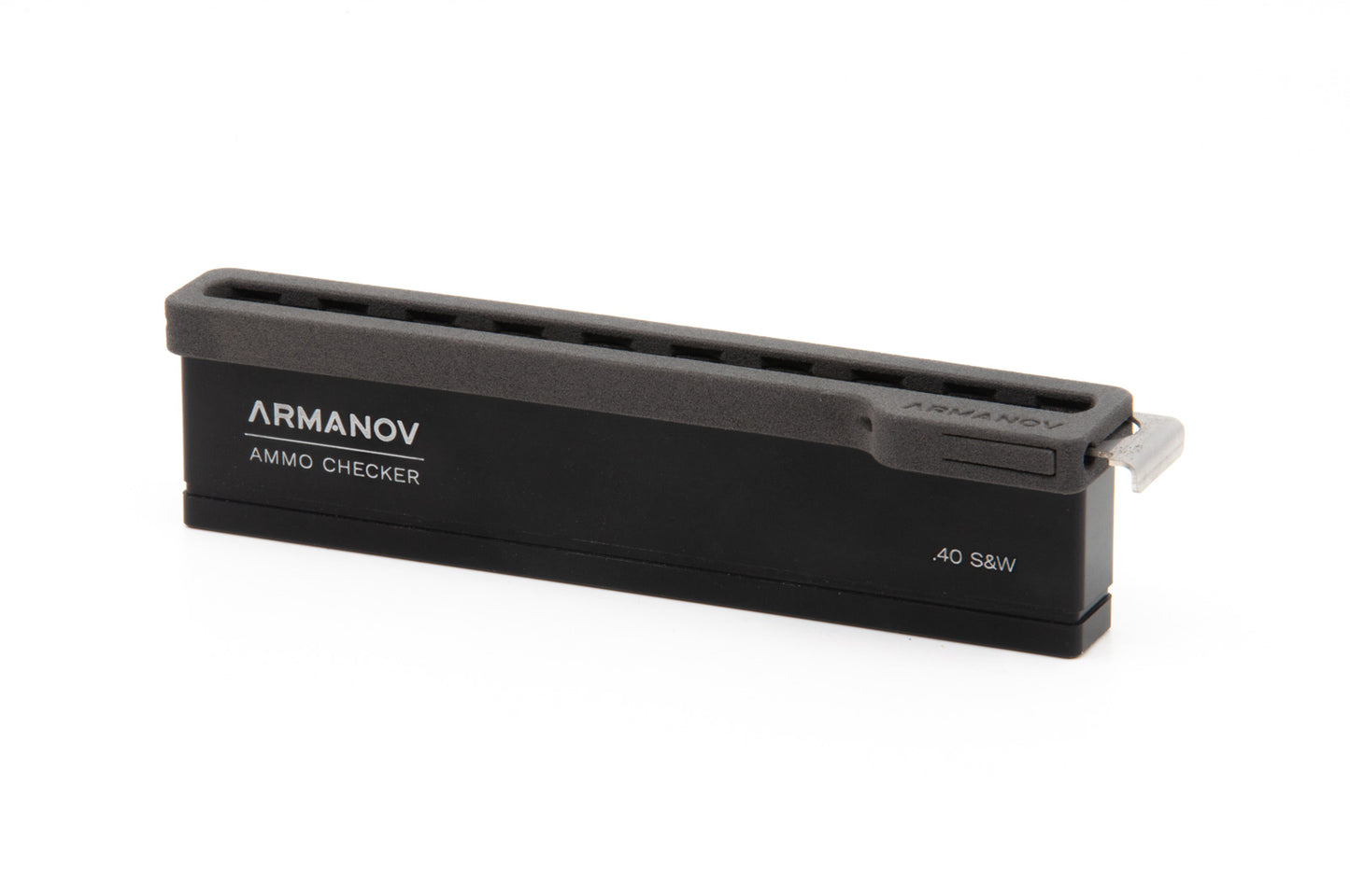 Armanov Ammo Checker Tampone 10 Colpi 40S&W con Controllo OAL