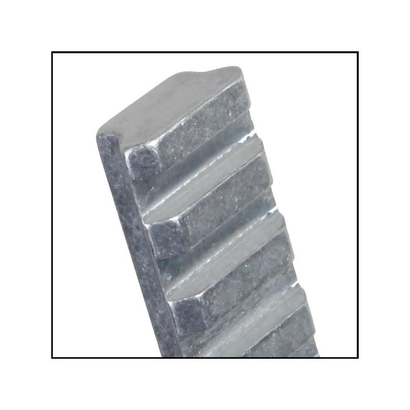 Recknagel base Picatinny grezza in acciaio 204 mm