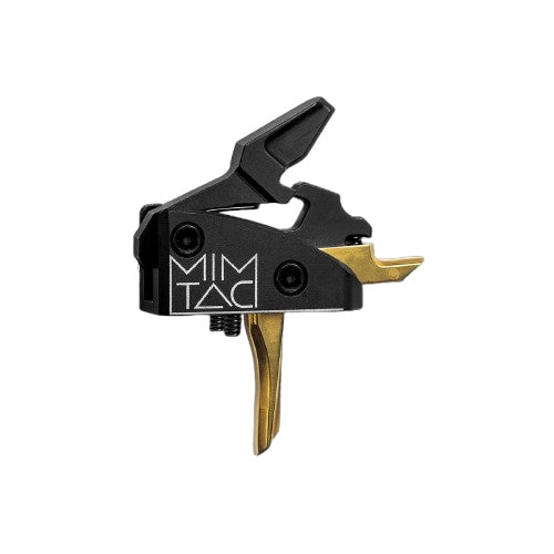 MIMTAC VALKYRIE AR-15/AR-10 Flat Drop In Trigger Kit - Gold/Black