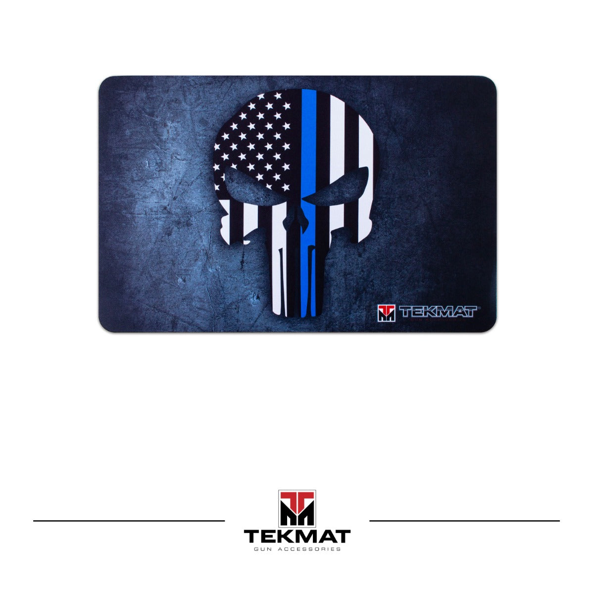 TEKMAT Punisher Blue Line Police 28x43cm