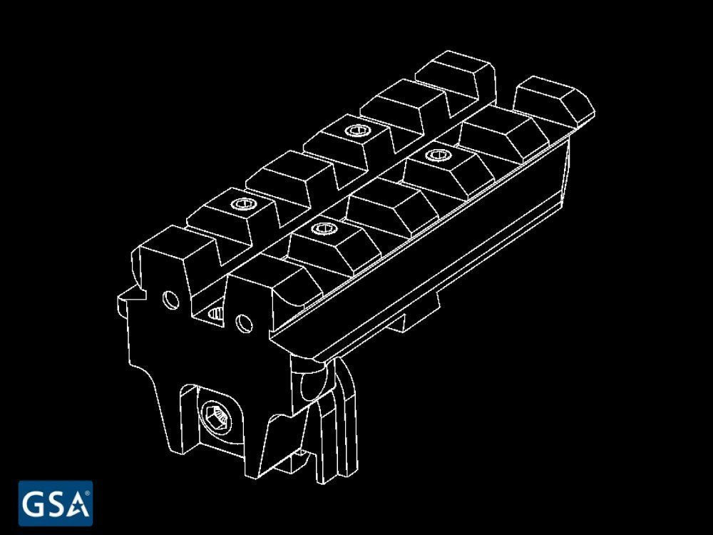Strike Industries Rear Sight Rail Adapter per Glock