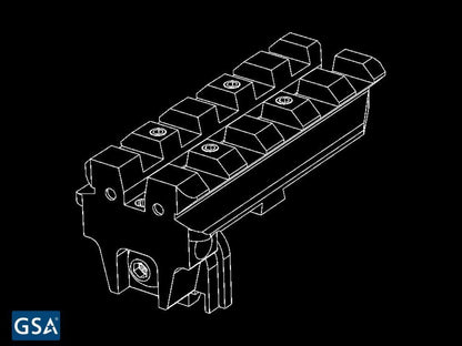 Strike Industries Rear Sight Rail Adapter per Glock