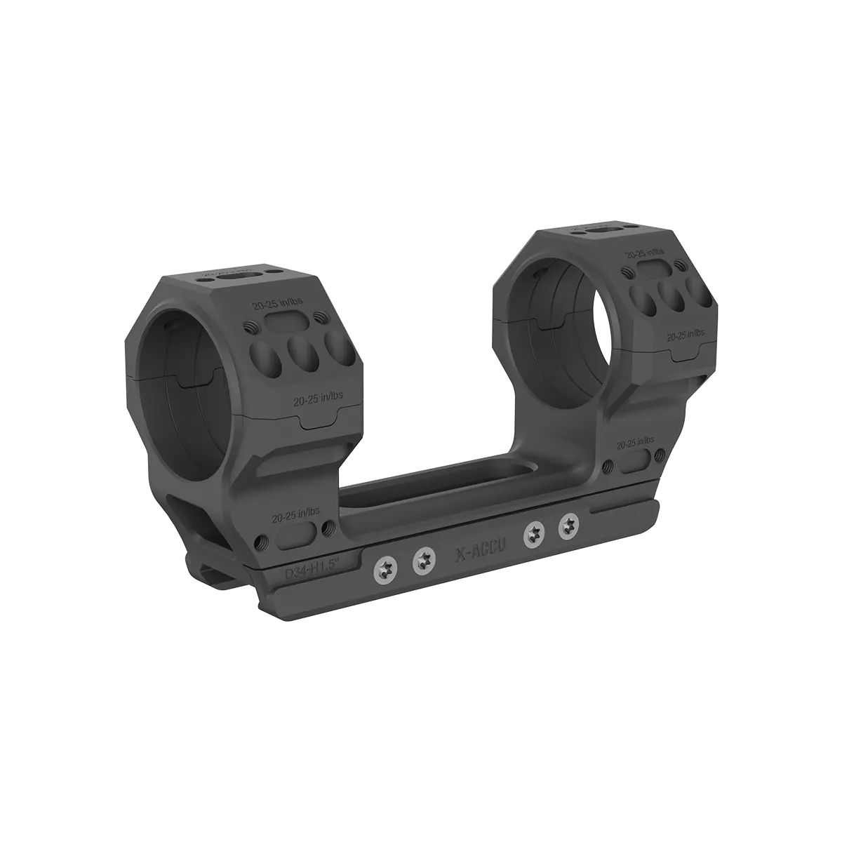 Attacco monopezzo Vector Optics X-MOD 34 mm Picatinny