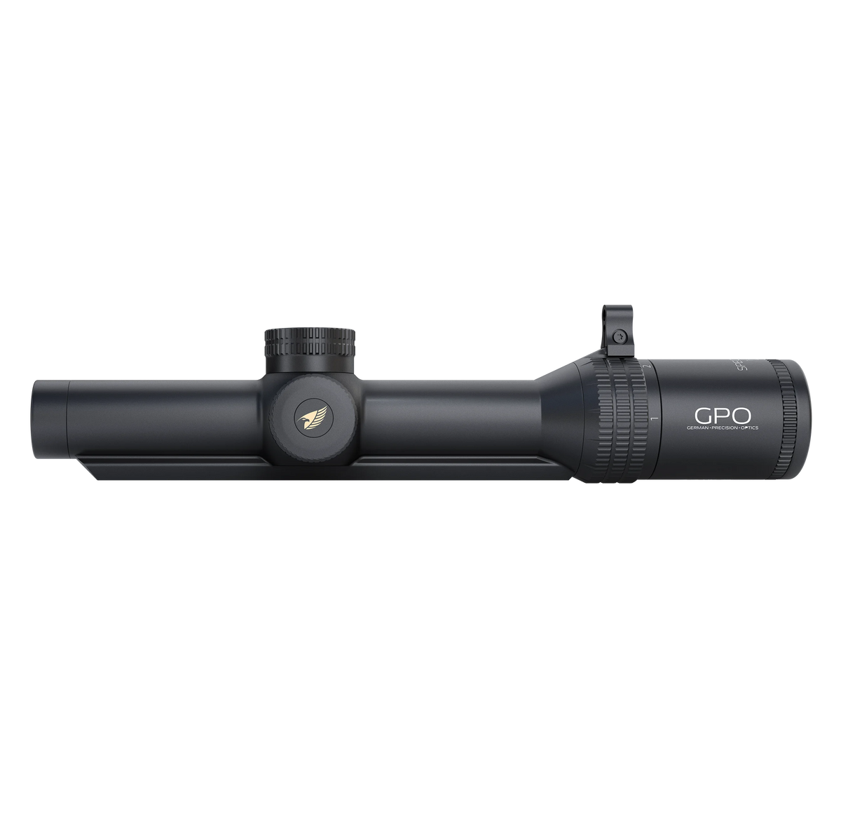 GPO Spectra 6x 1-6x24i con slitta integrata, vista laterale
