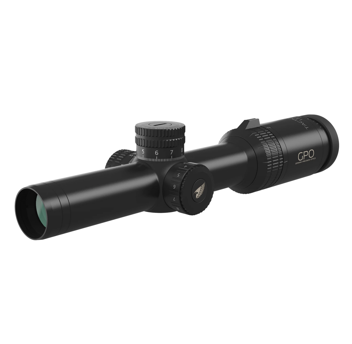 GPO TAC 6x 1-6x24i, vista laterale