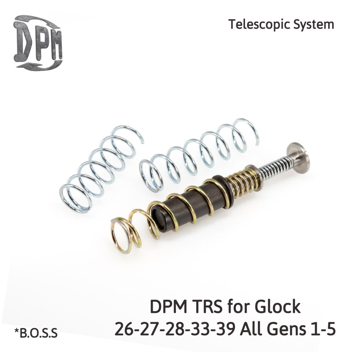 DPM TRS for Glock 26-27-28-33-39 All Gens 1-5 Telescopic