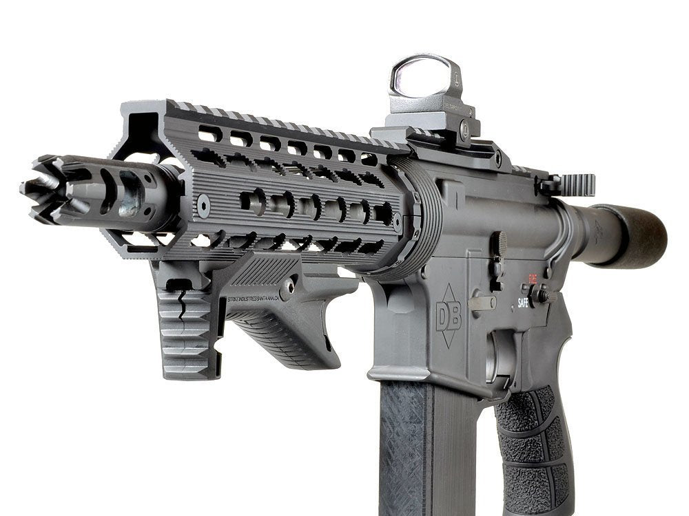 Strike Industries AR Mega Fins / Key-Mod Handguard Rail DROP IN 7" - BK