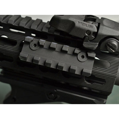 Strike Industries 5 Slot Aluminum KeyMod Short Rail Section for 45degree Panel