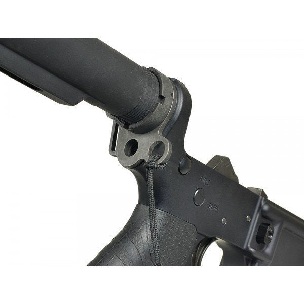 Strike Industries kit receiver extension 7 posizioni con castle nut e QD end plate per AR-15, immagine 6 di 10