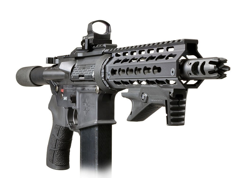 Strike Industries AR Mega Fins / Key-Mod Handguard Rail DROP IN 9" - BK