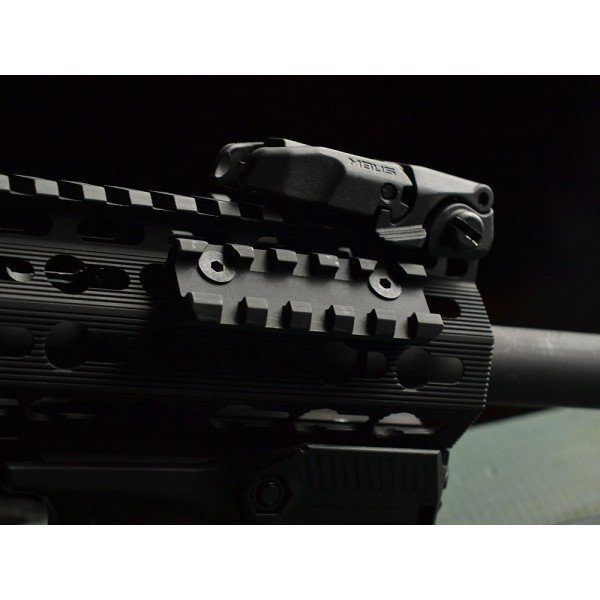 Strike Industries 5 Slot Aluminum KeyMod Short Rail Section for 45degree Panel