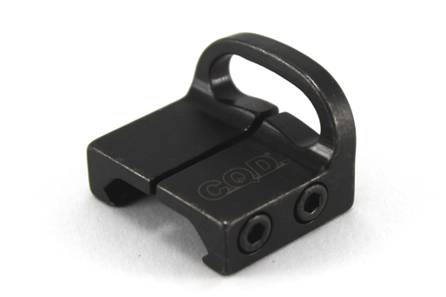 CQD Close Quarters Defense Forward Sling Mount attacco cinghia anteriore Picatinny nero