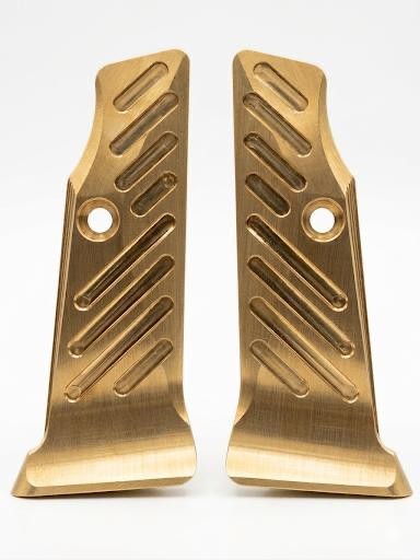 Arma Zeka set guancette Super Magwell in ottone