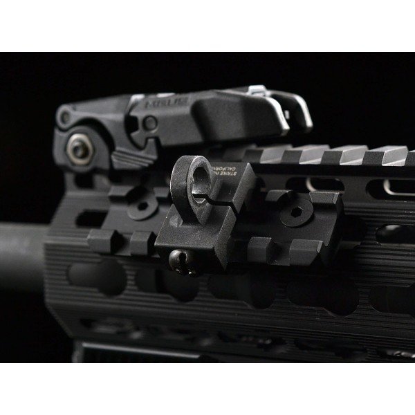 Strike Industries 5 Slot Aluminum KeyMod Short Rail Section for 45degree Panel