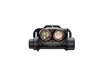 Fenix HM75R vista frontale delle sorgenti luminose