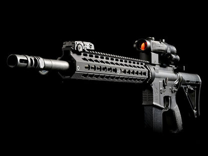 Strike Industries handguard Mega Fins Drop-In KeyMod per AR-15 12" nero, immagine 6 di 8