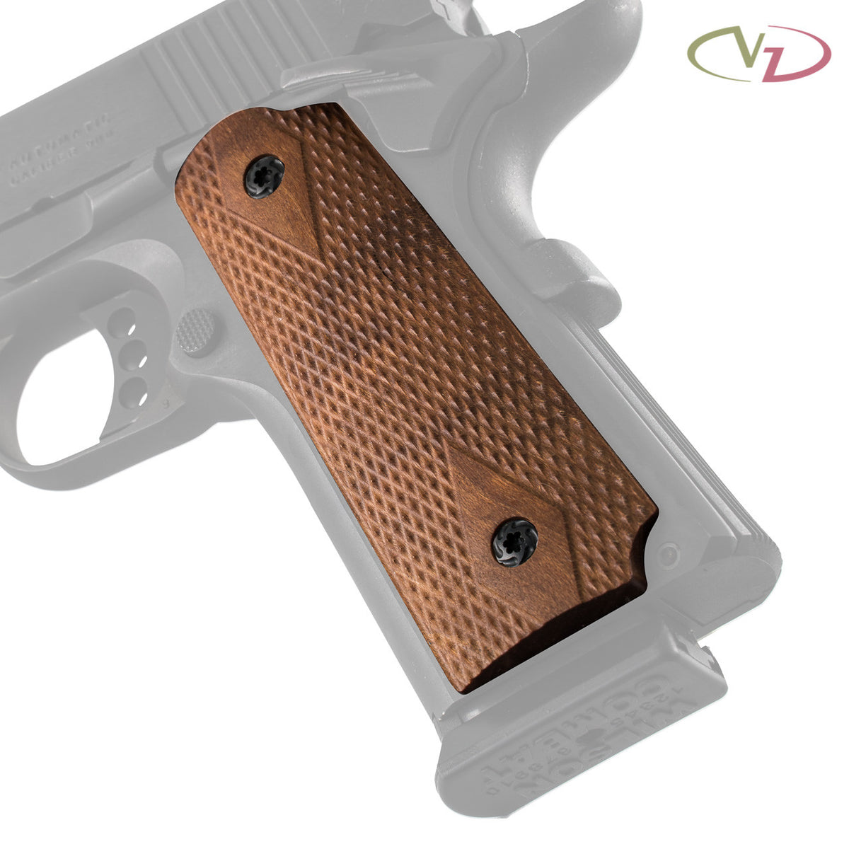VZ Grips guancette Double Diamond in legno per 1911 full size Ciliegio montate