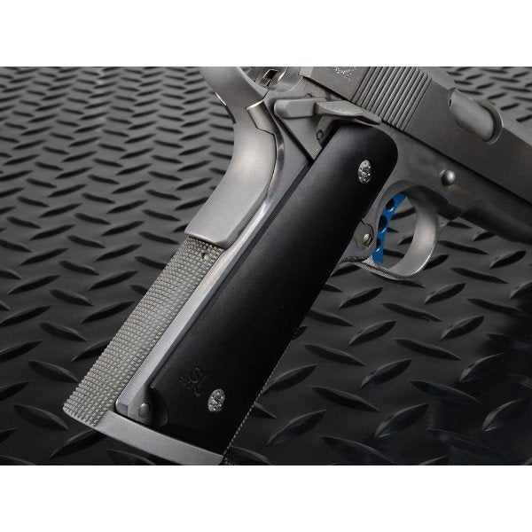 Strike Industries guancette 1911 PX-15 Slim Size lisce nero, dettaglio 6