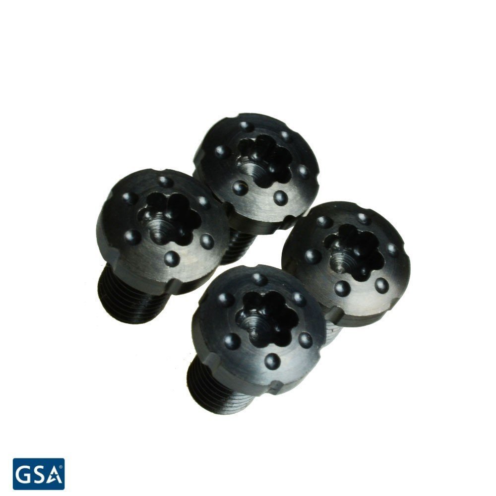 Strike Industries 1911 Torx Grip Slim Screws - Blue Finish