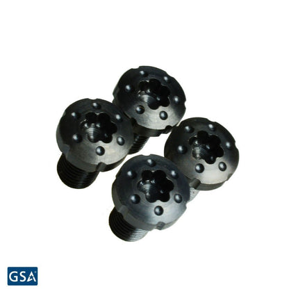 Strike Industries 1911 Torx Grip Slim Screws - Blue Finish