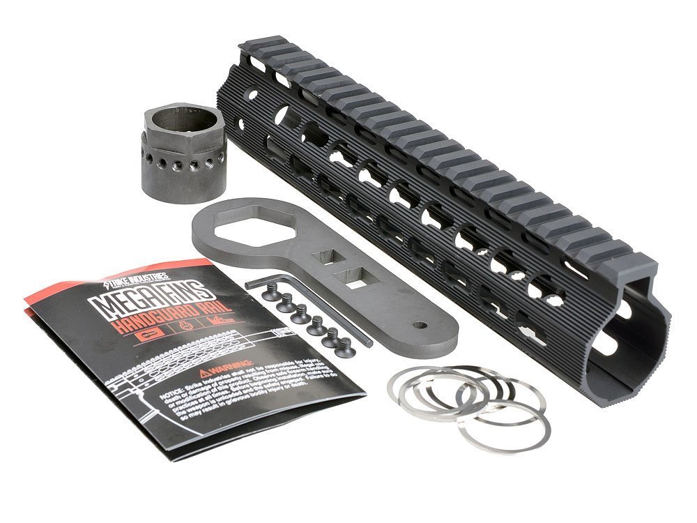 Strike Industries handguard Mega Fins G2 KeyMod per AR-15 9" nero, immagine 6 di 10
