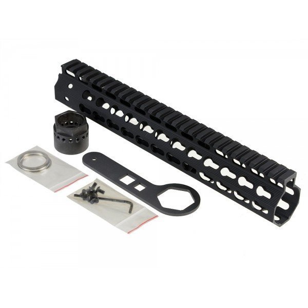 Strike Industries AR Mega Fins / Key-Mod Handguard Rail 7" - BK