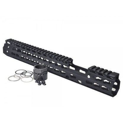 Strike Industries AR Mega Fins / Key-Mod Handguard Rail 13.5" FSP-M (Mid-Length) - BK