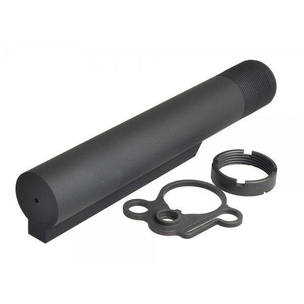 Strike Industries kit receiver extension 7 posizioni con castle nut e QD end plate per AR-15, immagine 1 di 10