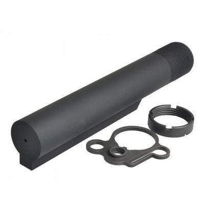 Strike Industries kit receiver extension 7 posizioni con castle nut e QD end plate per AR-15, immagine 1 di 10