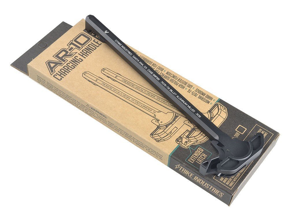 Strike Industries leva di armamento con Extended Latch per AR-10 .308 nero, immagine 3 di 6