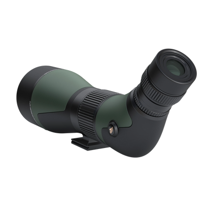 GPO Passion 20-60x85 APO spotting scope, vista posteriore con oculare inclinato