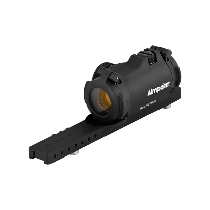 Aimpoint Micro H-2 2 MOA con attacco Leupold QR - vista laterale