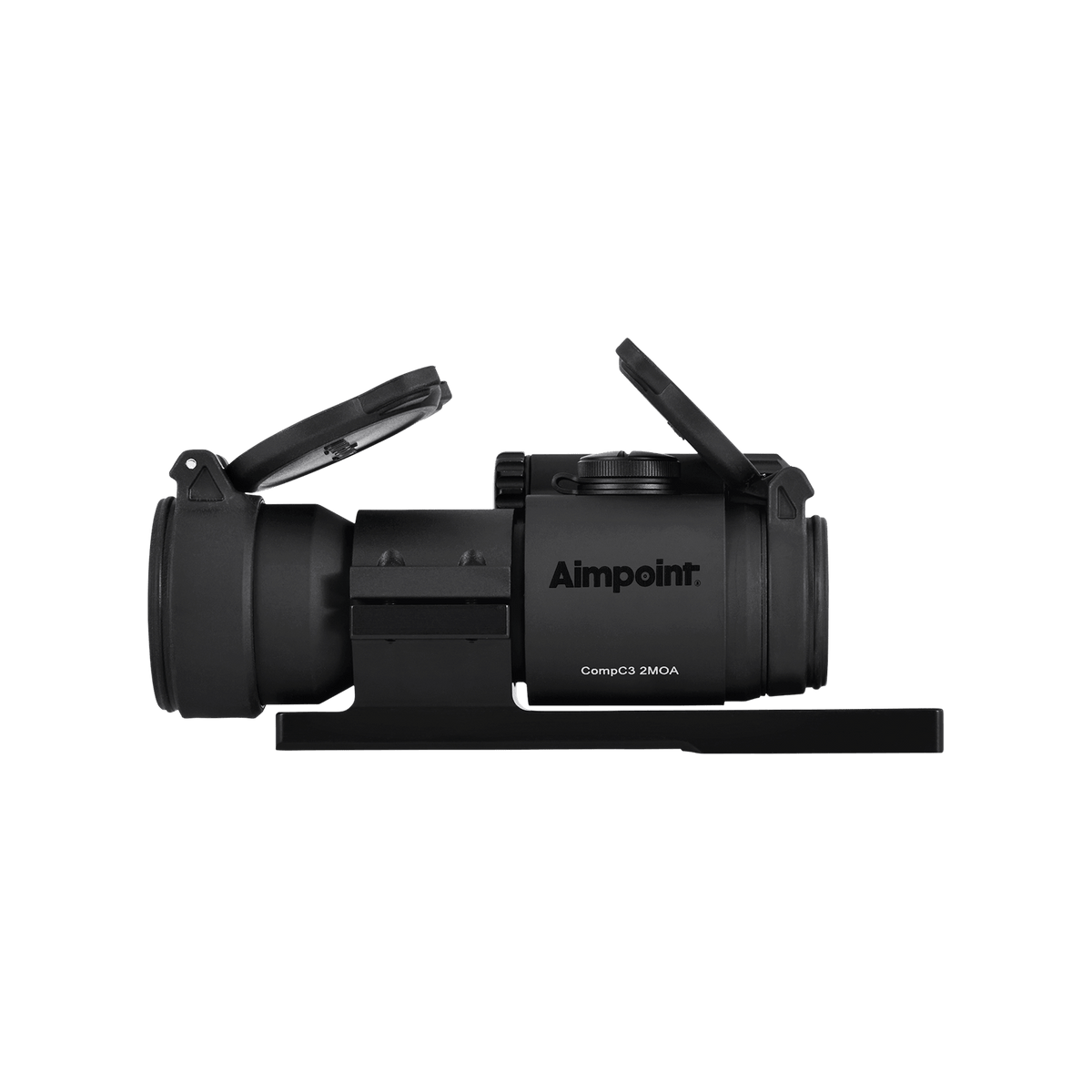 Aimpoint Comp C3 2 MOA con attacco per carabine semiautomatiche - vista laterale