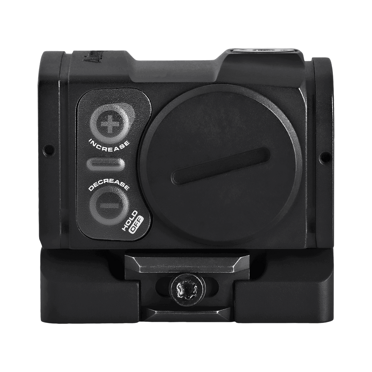 Aimpoint Acro C-2 3.5 MOA con attacco fisso 22 mm - vista laterale