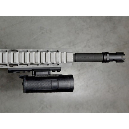 Strike Industries sezione rail KeyMod in alluminio 6 slot con attacco QD, dettaglio 3