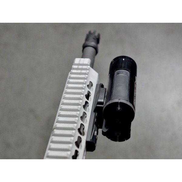 Strike Industries sezione rail KeyMod in alluminio 6 slot con attacco QD, dettaglio 7