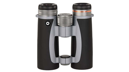 Binocolo Konus Prince 10x42 W.A. a prismi a tetto con ponte aperto, vista frontale