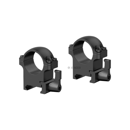 Anelli in acciaio Vector Optics a sgancio rapido da 25,4 mm