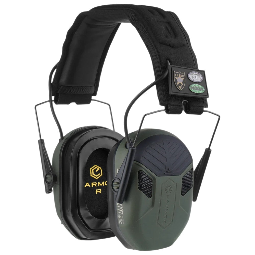 Earmor M300X cuffia elettronica IPSC low profile Foliage Green
