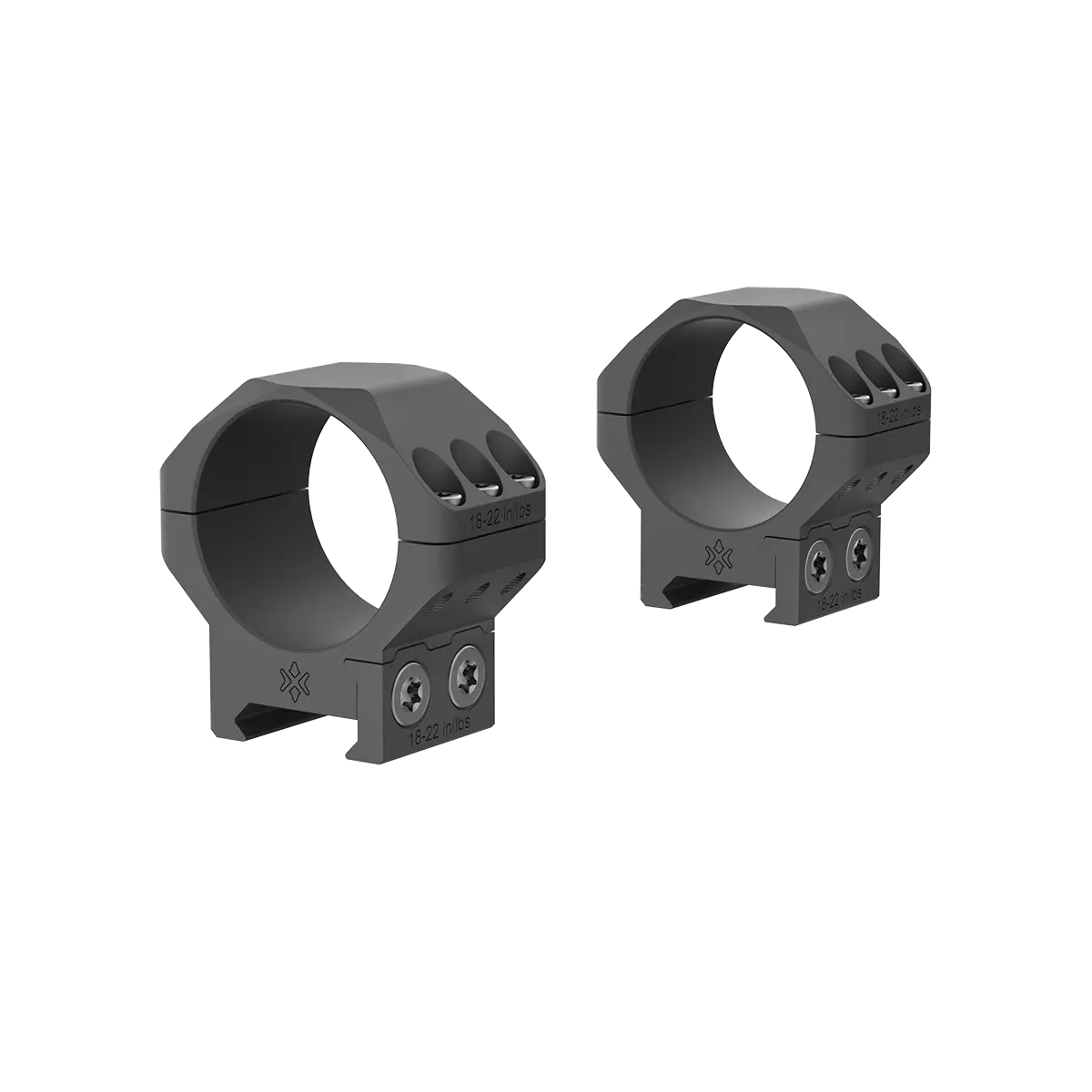 Anelli Vector Optics X-Accu da 34 mm a profilo basso