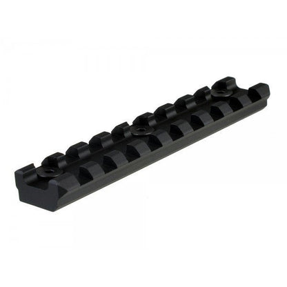 Strike Industries sezione rail KeyMod in alluminio 9 slot per pannello a 45°, dettaglio 4