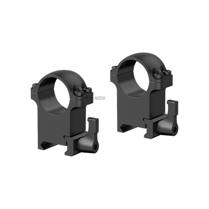 Anelli in acciaio Vector Optics a sgancio rapido da 25,4 mm altezza 31,8 mm